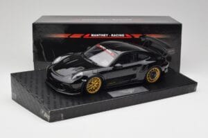 Porsche 911 991.2 GT3 RS Manthey Racing Nero Minichamps 1:18 MR-911-GT3RS-1803 Pressofusione — immagine 6 di 6