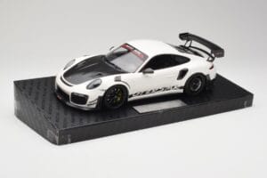 Porsche 911 991.2 GT3 RS Manthey Racing Bianco Minichamps 1:18 MR-911-GT3RS-1801 Pressofusione — immagine 2 di 6