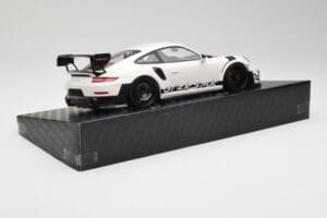 Porsche 911 991.2 GT3 RS Manthey Racing Bianco Minichamps 1:18 MR-911-GT3RS-1801 Pressofusione — immagine 3 di 6