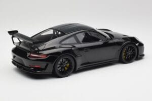 Porsche 911 991.2 GT3 RS Weissach Package Nero & Cerchi Neri Minichamps 1:18 153068228 Pressofusione — immagine 2 di 6