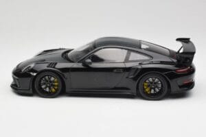 Porsche 911 991.2 GT3 RS Weissach Package Nero & Cerchi Neri Minichamps 1:18 153068228 Pressofusione — immagine 3 di 6