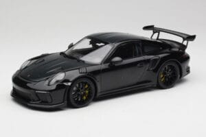 Porsche 911 991.2 GT3 RS Weissach Package Nero & Cerchi Neri Minichamps 1:18 153068228 Pressofusione
