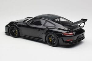 Porsche 911 991.2 GT3 RS Weissach Package Nero & Cerchi Neri Minichamps 1:18 153068228 Pressofusione — immagine 5 di 6