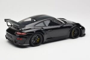 Porsche 911 991.2 GT3 RS Weissach Package Nero Con Cerchi Neri Minichamps 1:18 153068321 Pressofusione — immagine 2 di 6