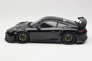 Porsche 911 991.2 GT3 RS Weissach Package Nero Con Cerchi Neri Minichamps 1:18 153068321 Pressofusione — immagine 3 di 6