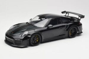 Porsche 911 991.2 GT3 RS Weissach Package Nero Con Cerchi Neri Minichamps 1:18 153068321 Pressofusione