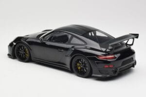 Porsche 911 991.2 GT3 RS Weissach Package Nero Con Cerchi Neri Minichamps 1:18 153068321 Pressofusione — immagine 5 di 6