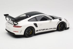 Porsche 911 991.2 GT3 RS Weissach Package Bianco Wording Cerchi Magnesio Neri Minichamps 1:18 153068225 Pressofusione — immagine 2 di 6