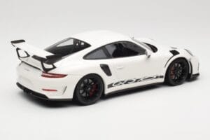Porsche 911 991.2 GT3 RS Bianco con Cerchi Neri Minichamps 1:18 155068224 Pressofusione — immagine 2 di 6