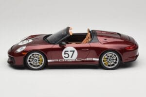 Porsche 911 991.2 Speedster Heritage Edition Cherry Metallic GT Spirit 1:18 GT929 Resina — immagine 3 di 6