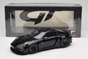Porsche 911 992 Brabus 900 Rocket-R Obsidian Black GT Spirit 1:18 GT502 Resina — immagine 6 di 6
