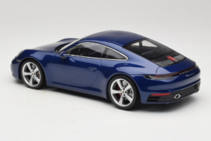 Porsche 911 992 Carrera 4S Blue Metallic Minichamps 1:18 153067327 Pressofusione — immagine 5 di 6