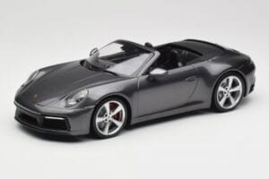 Porsche 911 992 Carrera 4S Cabriolet Agate Grey Metallic Minichamps 1:18 155067336 Pressofusione