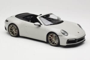 Porsche 911 992 Carrera 4S Cabriolet Grigio Minichamps 1:18 155067335 Pressofusione — immagine 4 di 6