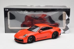Porsche 911 992 Carrera 4S Lava Arancione Minichamps 1:18 155067327 Pressofusione — immagine 6 di 6