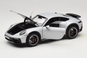 Porsche 911 992 Dakar Ice Grey Metallic Norev 1:18 187242 Pressofusione — immagine 2 di 8