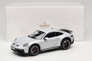 Porsche 911 992 Dakar Ice Grey Metallic Norev 1:18 187242 Pressofusione — immagine 8 di 8