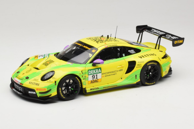 Porsche 911 GT3 R #91 T. Preining Manthey EMA DTM Norisring Winner 2023 Minichamps 1:18 MG-M-911-DTM-n91-23-1802 Pressofusion