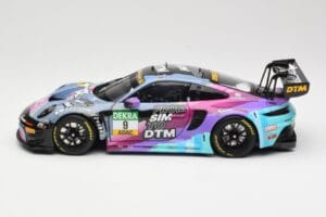 Porsche 911 992 GT3 R Team WRT #9 T. Heinemann DTM 2023 Minichamps 1:18 113236309 Pressofusione — immagine 4 di 8