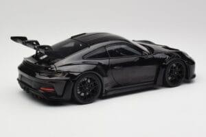 Porsche 911 992 GT3 RS Nero & Cerchi Neri Concept Minichamps 1:18 911992003 Pressofusione — immagine 3 di 8