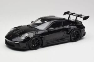 Porsche 911 992 GT3 RS Nero & Cerchi Neri Concept Minichamps 1:18 911992003 Pressofusione