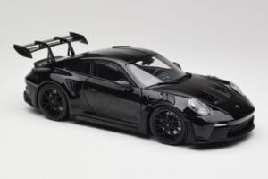 Porsche 911 992 GT3 RS Nero & Cerchi Neri Concept Minichamps 1:18 911992003 Pressofusione — immagine 6 di 8