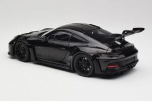 Porsche 911 992 GT3 RS Nero & Cerchi Neri Concept Minichamps 1:18 911992003 Pressofusione — immagine 7 di 8