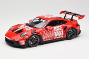Porsche 911 992 GT3 RS Getspeed Race Taxi Guards Red Minichamps 1:18 110062040 Pressofusione