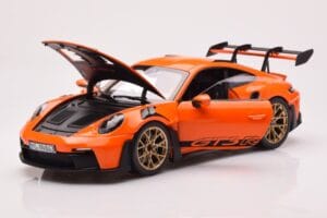 Porsche 911 992 GT3 RS Gulf Arancione Norev 1:18 187360 Pressofusione — immagine 2 di 8