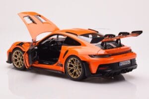 Porsche 911 992 GT3 RS Gulf Arancione Norev 1:18 187360 Pressofusione — immagine 5 di 8