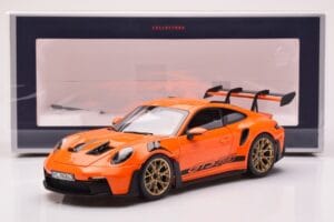 Porsche 911 992 GT3 RS Gulf Arancione Norev 1:18 187360 Pressofusione — immagine 8 di 8