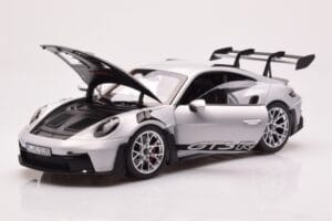 Porsche 911 992 GT3 RS Ice Grigio Norev 1:18 187359 Pressofusione — immagine 2 di 8