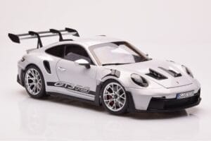 Porsche 911 992 GT3 RS Ice Grigio Norev 1:18 187359 Pressofusione — immagine 6 di 8
