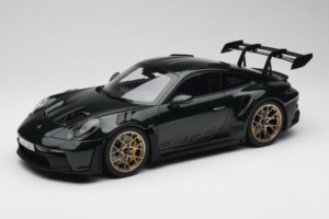 Porsche 911 992 GT3 RS Jet Green Metallic Black Norev 1:12 127532 Pressofusione