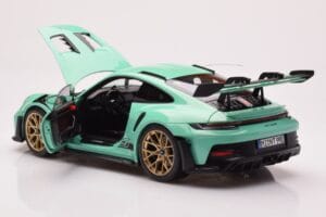 Porsche 911 992 GT3 RS Mint Verde Norev 1:18 187362 Pressofusione — immagine 5 di 8