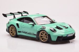 Porsche 911 992 GT3 RS Mint Verde Norev 1:18 187362 Pressofusione — immagine 6 di 8