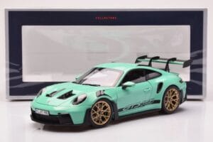 Porsche 911 992 GT3 RS Mint Verde Norev 1:18 187362 Pressofusione — immagine 8 di 8