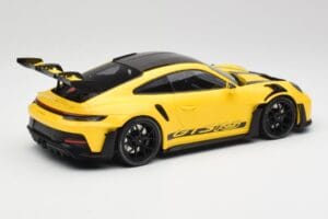 Porsche 911 992 GT3 RS Racing Giallo & Cerchi Neri Minichamps 1:18 153062245 Pressofusione — immagine 2 di 6