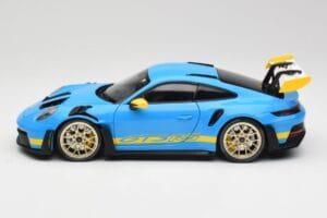 Porsche 911 992 GT3 RS Shark Blu & Giallo Decor Concept Minichamps 1:18 911992001 Pressofusione — immagine 4 di 8