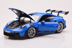 Porsche 911 992 GT3 RS Sharkblue Norev 1:18 187358 Pressofusione — immagine 2 di 8