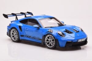 Porsche 911 992 GT3 RS Sharkblue Norev 1:18 187358 Pressofusione — immagine 6 di 8