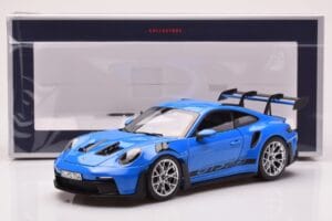 Porsche 911 992 GT3 RS Sharkblue Norev 1:18 187358 Pressofusione — immagine 8 di 8