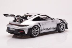Porsche 911 992 GT3 RS Argento Metallizzato Norev 1:18 187357 Pressofusione — immagine 3 di 8