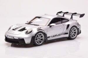 Porsche 911 992 GT3 RS Argento Metallizzato Norev 1:18 187357 Pressofusione