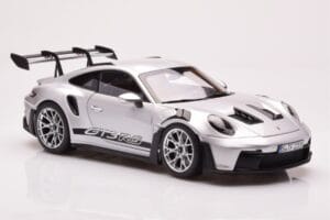 Porsche 911 992 GT3 RS Argento Metallizzato Norev 1:18 187357 Pressofusione — immagine 6 di 8