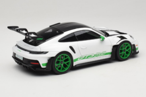 Porsche 911 992 GT3 RS Tribute to Carrera RS White Python Green Norev 1:18 187372 Pressofusione — immagine 3 di 8