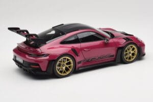 Porsche 911 992 GT3 RS Weissach Package Ruby Star Norev 1:18 187370 Pressofusione — immagine 3 di 8