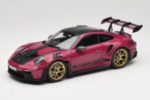 Porsche 911 992 GT3 RS Weissach Package Ruby Star Norev 1:18 187370 Pressofusione