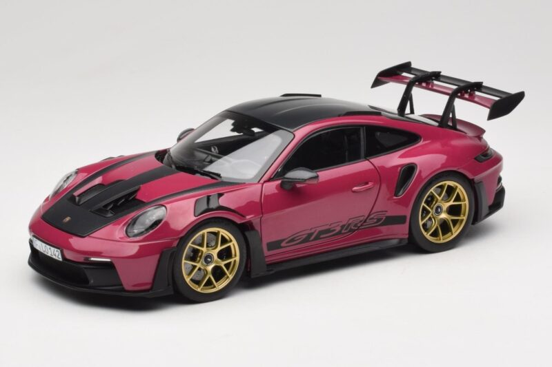 Porsche 911 992 GT3 RS Weissach Package Ruby Star Norev 1:18 187370 Pressofusione