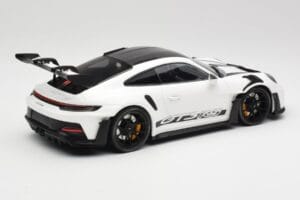 Porsche 911 992 GT3 RS Bianco & Cerchi Neri Minichamps 1:18 155062230 Pressofusione — immagine 2 di 6